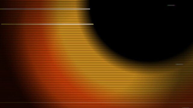 Glowing Black Hole Glitch Background in Motion