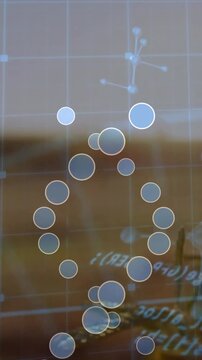 Vertical video: Frame1 starting 8-shape column looping pulsing showing stems grid+stars+txt static