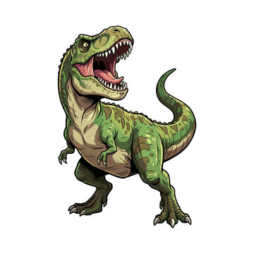 Fierce Tyrannosaurus Rex Dinosaur Printable Wall Art