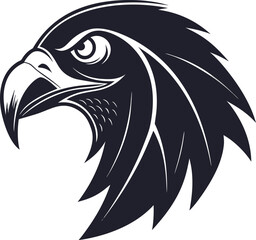 Obraz premium Vector eagle head illustration