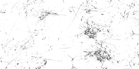 Obraz premium Scratched paper or distressed cardboard vector texture overlay with subtle grain black and white grunge background.