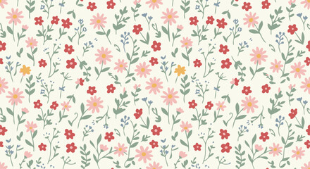 Minimalist_Sweet_Wildflower_Garden_Seamless_Graphic_Pattern