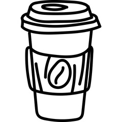 Coffee Cup Outline Icon