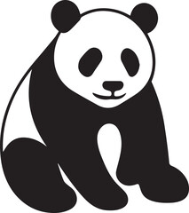 Panda bear vector illustration