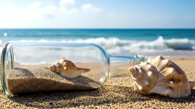 sea shell on the beach