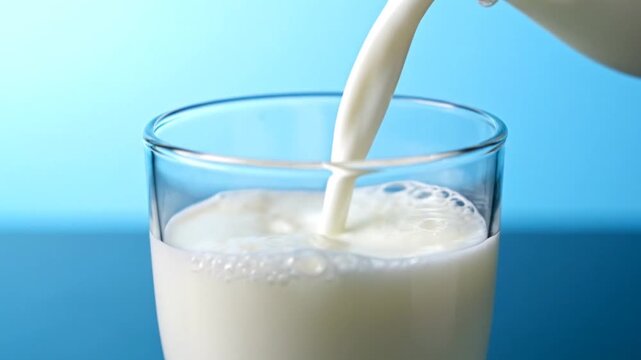 Milk Pour Freshness, dairy purity and nutrition concept