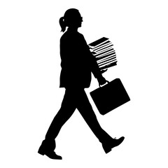 Empty white background with no objects or features silhouette