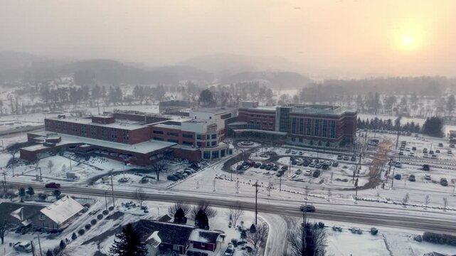 aerial of watauga medical center, unc health appalachian