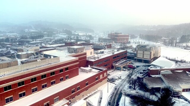 aerial pullout from the watauga medical center in boone nc, north carolina