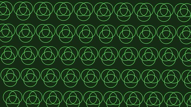 Celtic pattern horizontal scroll animation