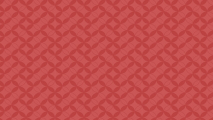 赤色の七宝柄のモダンな和風背景