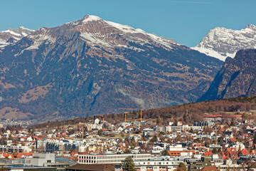 View from south side of Chur, CH