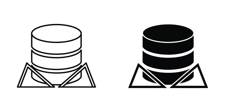 Database Server Icon Vector Data Storage