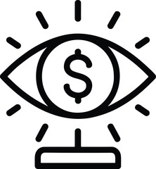 Financial search investigation eye money audit business