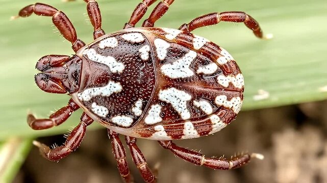 spider on the ground
