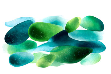 abstract blue background with bubbles