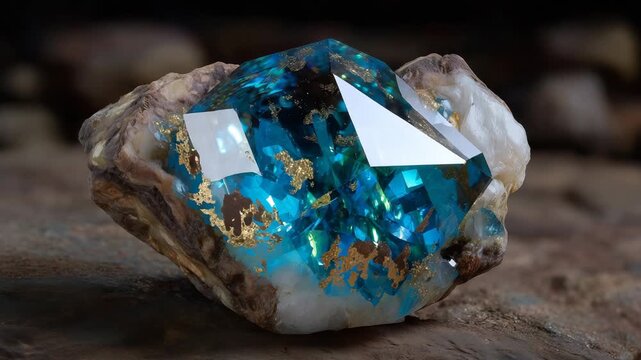 53Paraiba Tourmaline macro detail highlighting internal glow, modern luxury stock photography