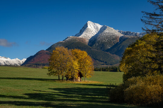 The colorful hills of Krivan, in the High Tatras of Slovakia