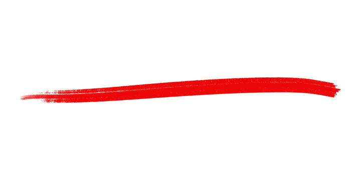 Hand draw red underline icon png mark point design element