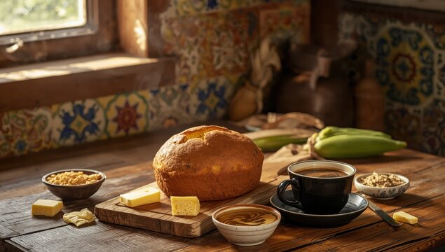 Goias' traditional cornbread, 'broa de milho'