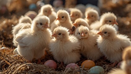 White broiler chicks are bred for profit by producing high-quality poultry meat from a genetically enhanced breed that yields a significant amount of meat