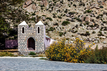 Naklejka premium The chapel in Santa Rosa de Tastil near Salta in Argentina