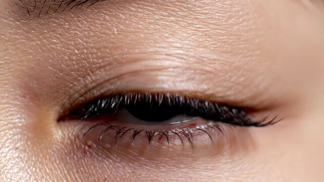 Closeup of a human eye