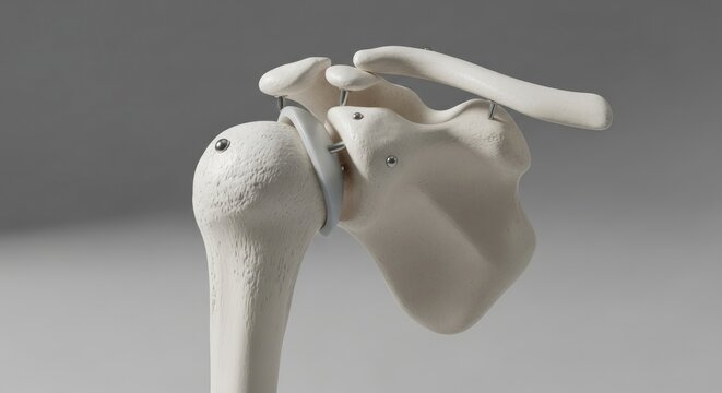 Shoulder Joint Anatomy - Detailed Bone Structure.