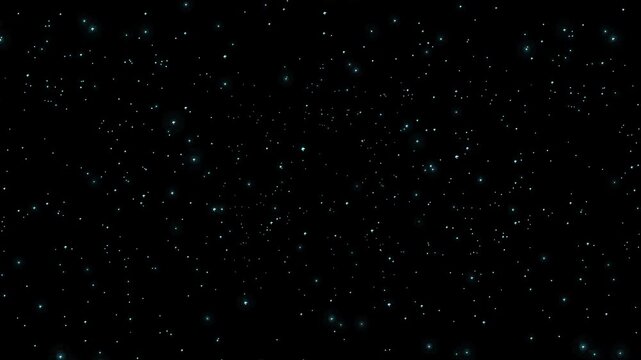 きらきら輝く小さなたくさんの星の粒子 Twinkling Shining Star Particles Many Tiny Stars Blue

