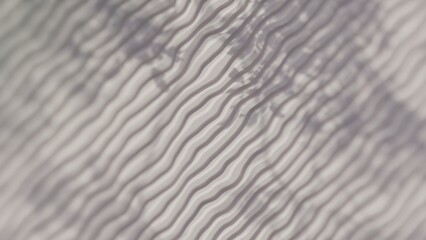 Obraz premium Wave stripe background with tree shadow, 3d backdrop, 3d render, outdoor, white color