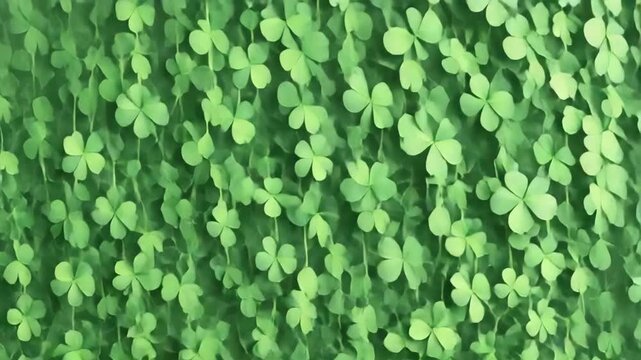 A green leafy plant with four leaves. The leaves are green and are growing on a white background