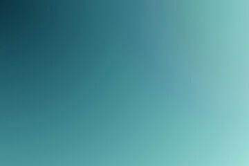 Turkusowe tło gradientowe, płynne przejście od ciemnej zielononiebieskiej barwy do jasnej mięty, minimalistyczna abstrakcja do projektów. © Henryk Guziak