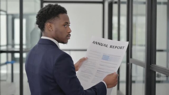 Annual report of a company.