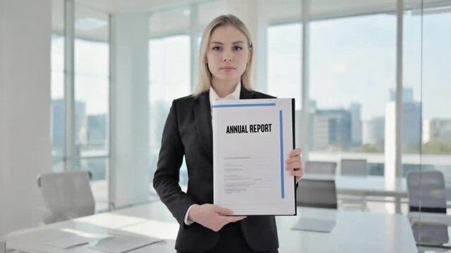 Annual report of a company.