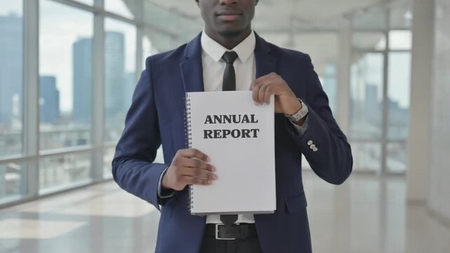 Annual report of a company.