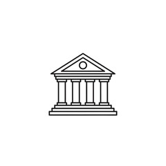 Obraz premium Elegant Classical Building with Columns and Pediment for Architecture and Heritage Themes