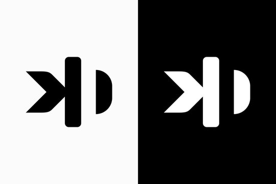 Initials KD Vector Logo Premium