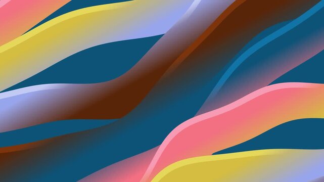 Abstract colorful background featuring a wavy vector design with rainbow curves and a vibrant green and blue texture for a modern web banner backdrop
