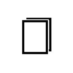 Minimalist Open Book Icon Design for Digital Reading Concept