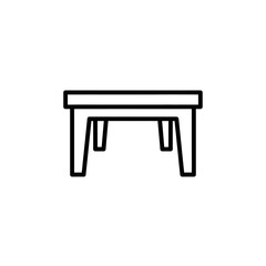 Fototapeta premium Minimalist Wooden Table Illustration Suitable for Design Projects
