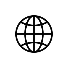 Modern Global Network Icon Representation for Digital Connectivity