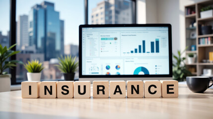 Obraz premium Insurance coverage policy guide for health, auto and house protection, comparing quotes and deductible options, handling claims and liability in personal or business plans with copy space