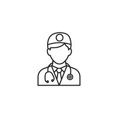 Fototapeta premium Professional Medical Doctor Portrait with Stethoscope and Medical Attire