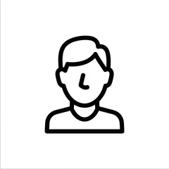 Obraz premium Stylish Male Avatar Illustration for Modern Digital Profile or Social Media Use