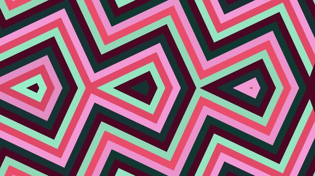 Seamless chevron and abstract geometric pattern vector design featuring a colorful vintage texture for stylish wallpaper and textile decoration