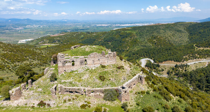Old castle; Yogurtcu Castle, Manisa - Turkey