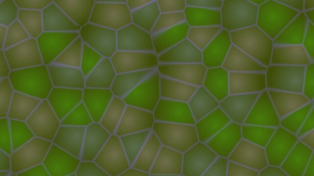 Seamless geometric mosaic vector illustration featuring a green stone texture design with a square tile pattern on a glass surface for a nature inspired art wallpaper backdrop