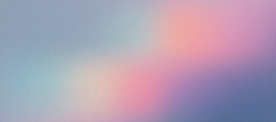Soft pastel pink and blue gradient background with subtle grain texture