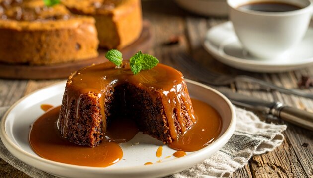 Britischer Sticky Toffee Pudding