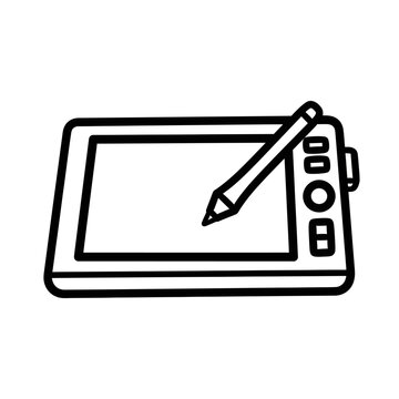 Digital Drawing Tablet with Stylus Pen for Creative Artwork and Design